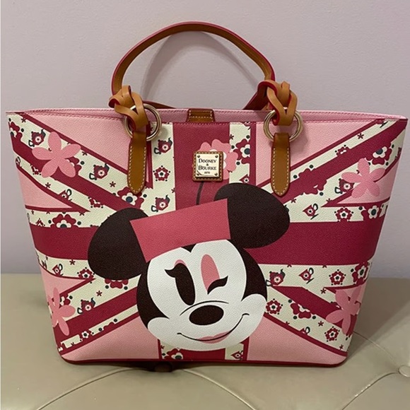 Dooney & Bourke Handbags - Dooney & Bourke Pink and Red Minnie Mouse Tote